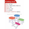 plastic folding travel stool for easy carry with VARIOUS SIZE